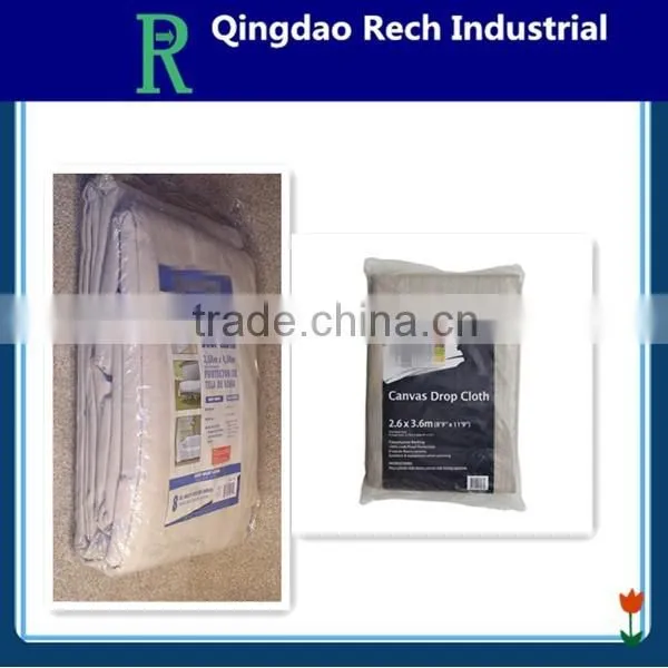 Plastic Backed Water Proof Canvas Drop Cloth photo-3