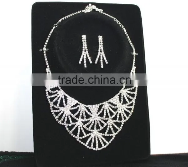 2015 Hot Sale Trendy Design Shining Luxury Bridal Jewelry Set Diamond Jewelry Set photo-5