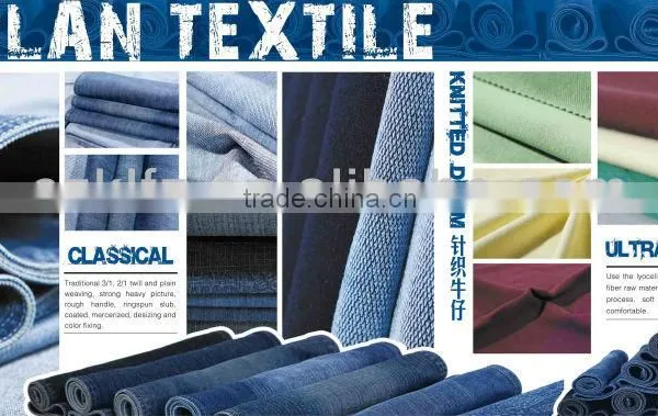 95% Cotton Indigo Dyed Knit Denim photo-4