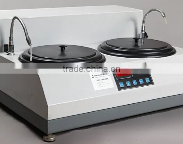 Metallographic Double Disks Specimen Desktop Polishing and Grinding Machine photo-2