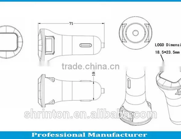 Hot Selling Car Accessary 5V 2.1A .1A Car Charger photo-5