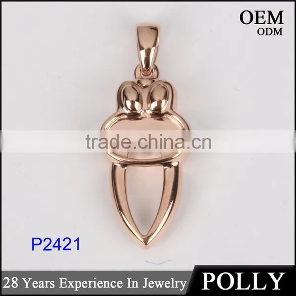OEM Fashion Hollow Sterling Silver 925 Pendant Necklace photo-2
