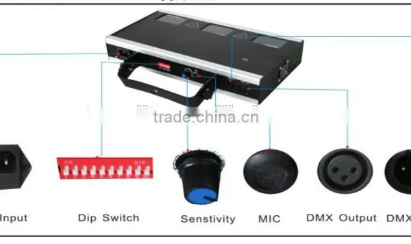 3 Head Mini LED Laser Light for Disco photo-2