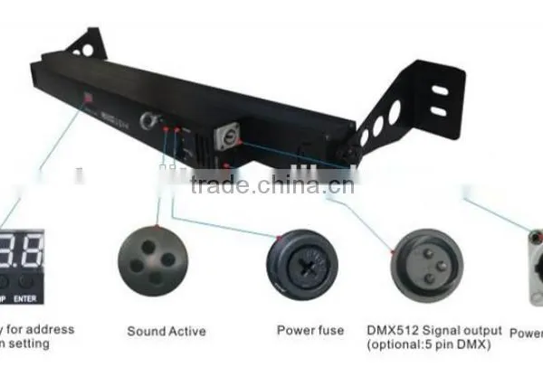 2015 New Product ! Led Stage Light 12PCS 4 In1 RGWB/A Bar Light for Party photo-4