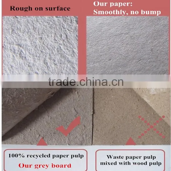 Guangzhou Good Stiffness Grey Cardboard for Funiture Covering Paper
