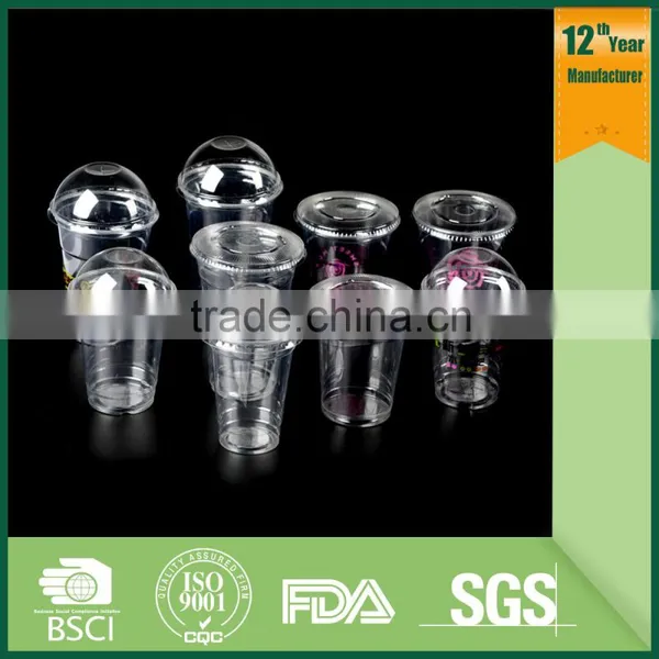 16oz Pet Plastic Cups With Dome Lid,pet Quality Cups,disposable Plastic Cups photo-6