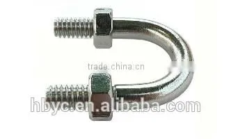 Low Carbon Steel Square Bend U-Bolt With 3/8-16 Thread, U-bolt Pipe Clamp photo-5