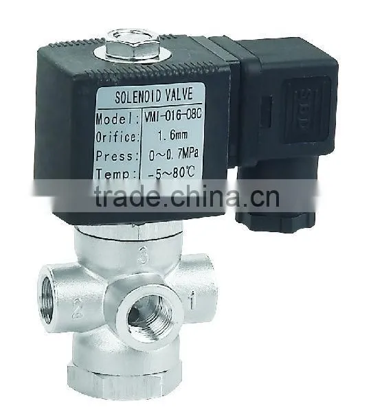 VMI Three Way Mini Water Solenoid Valve G1/4''