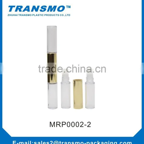 2016 Hot Sale Cosmetic Glass 3ml*2 Roll on Bottle