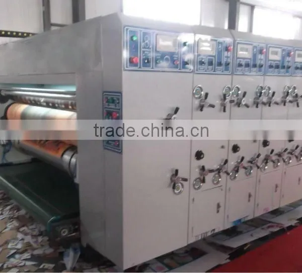 corrugated box flexo printing machine with CE