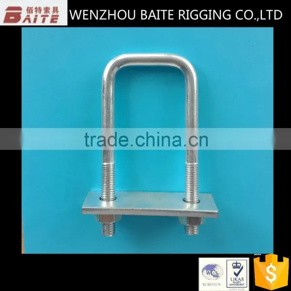 HARDWARE RIGGING ZINC PLATED U -SHAPED BOLT WITH NUT photo-3