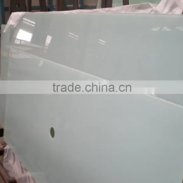 Sandblasting Glass/4-8mm Thick Shower Glass Door /sandblasted Glass for Shower Door photo-4