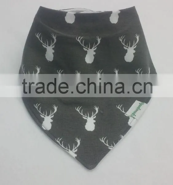Printed Cotton Bandana Baby Bib,baby Bandana Bibs in Cotton photo-2