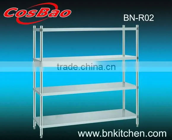 Stainless Steel Disassembled Kitchen Shelving Unit photo-4