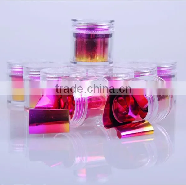 Multicolor Nail Sticker Transfer Foil Sticker 82 Color Choice photo-4