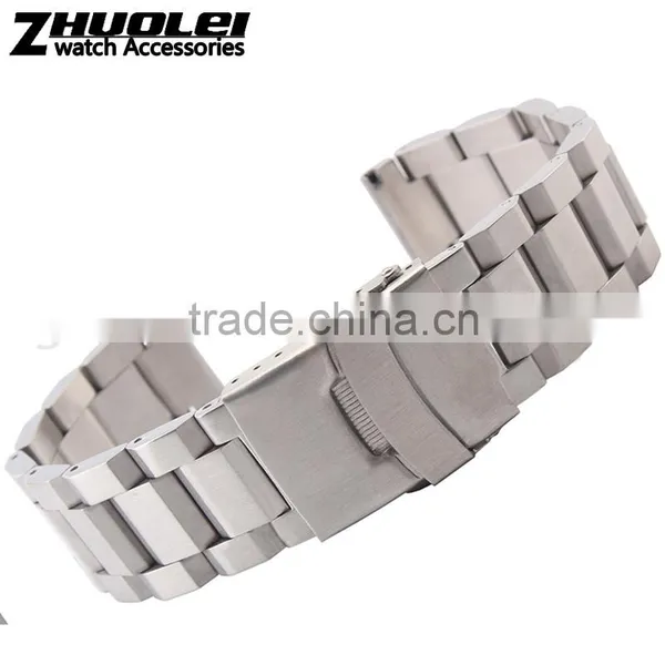 18|20|22|24mm High Quality Imported Stainless Steel Watch Bracelet for Men's and Women's Wholesale 3PCS photo-4