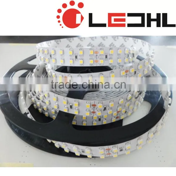 SMD 3528 240LEDs/M 1200LEDs LED Strip Double Rows 14mm DC12V or DC24V Project Flexible Led Strip 2 Years Warranty photo-2