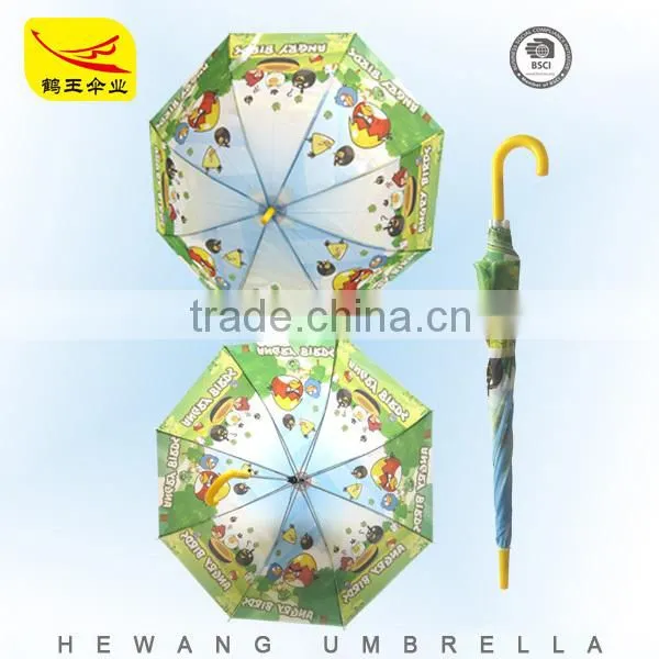 Children Safty Cheap Umbrella With Different Style Plastic Handle