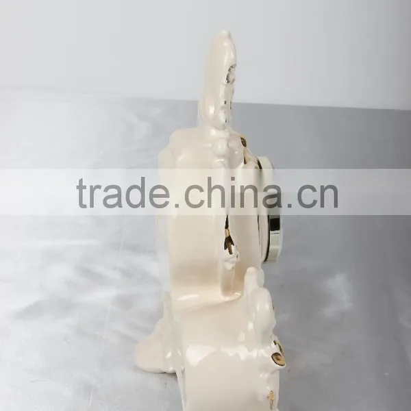 Porcelain Decorative Classic Luxury Desk Clock photo-4