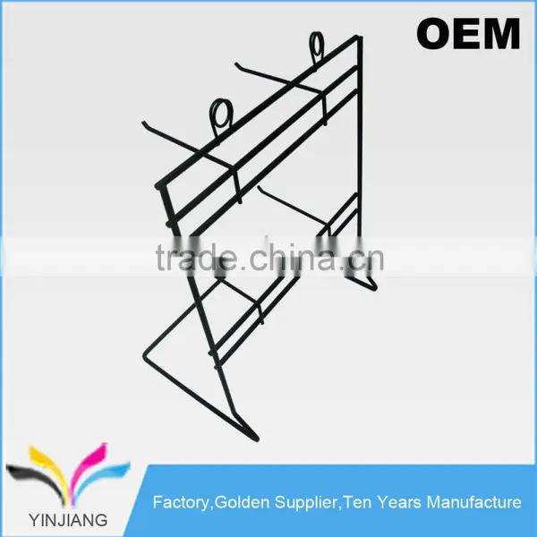 High Quality Hangzhou Factory Metal Wire Hanging Counter Stand With Hooks photo-3