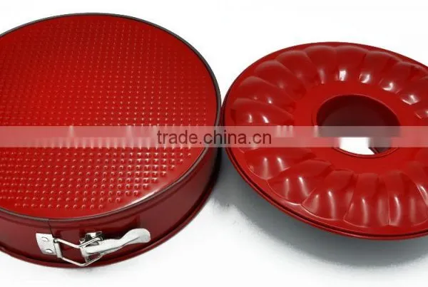 Carbon Steel Springform Cake Pans With Two Bottoms photo-4