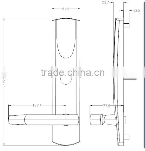 GD Handle Hotel RFID Door Lock photo-4