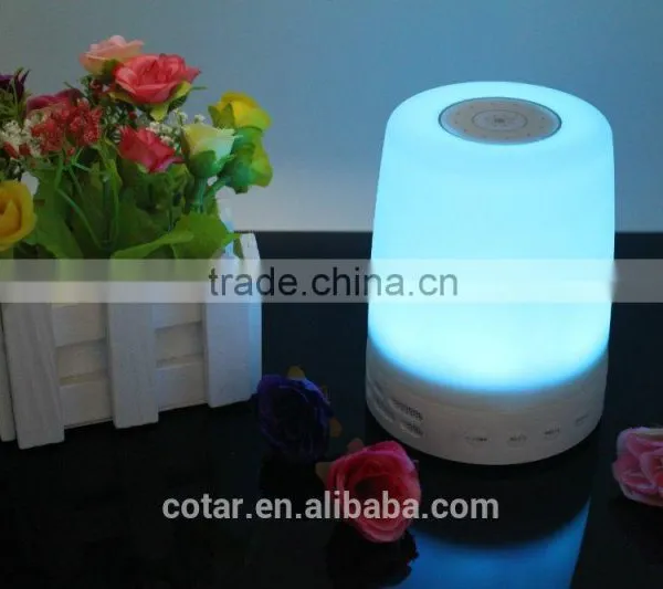 2016 AJ99 Wireless Touch Sensor Color Changing Led Table Desk Night Lamp With Portable Mini Speaker Bluetooth photo-3