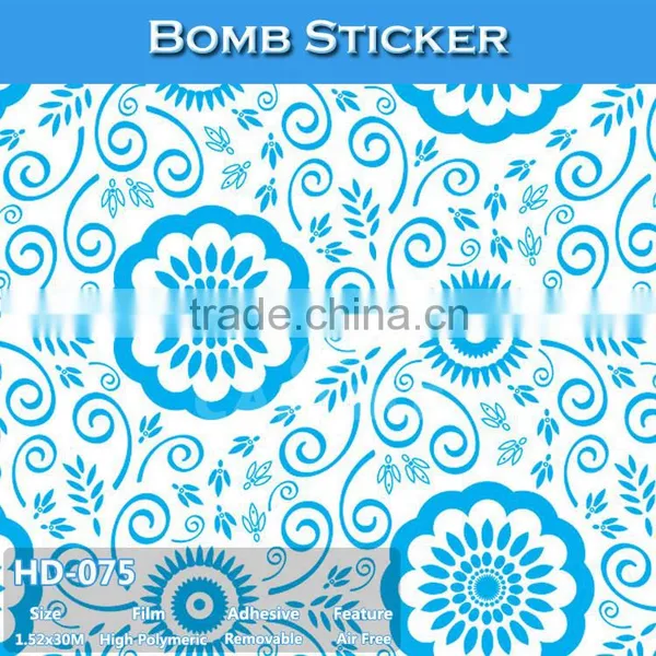 HD-073 Air Bubble Free Durable Car Body Sticker Bomb Camouflage Vinyl photo-3