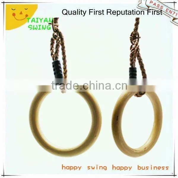 Wood Round Ring Swing for All Ages