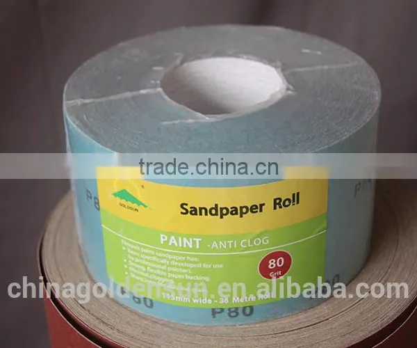 EK85 Jumbo Roll C-wt Dry Abrasives Coated Sandpaper Can be Transformed to Sand Belt