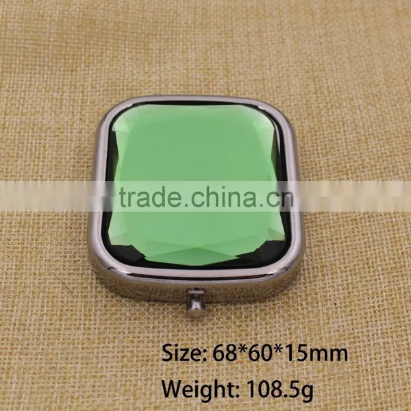 Wedding Gift Hand Mirror Square Crystal Makeup Mirror photo-4