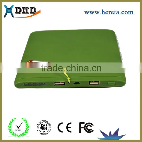 Newest Style 30000mah Dual Usb Portable Solar Panel Power Bank photo-3