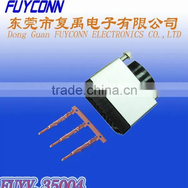 34P V.35 Crimp Housing Plug CISCO Router Connector With Aluminum Case