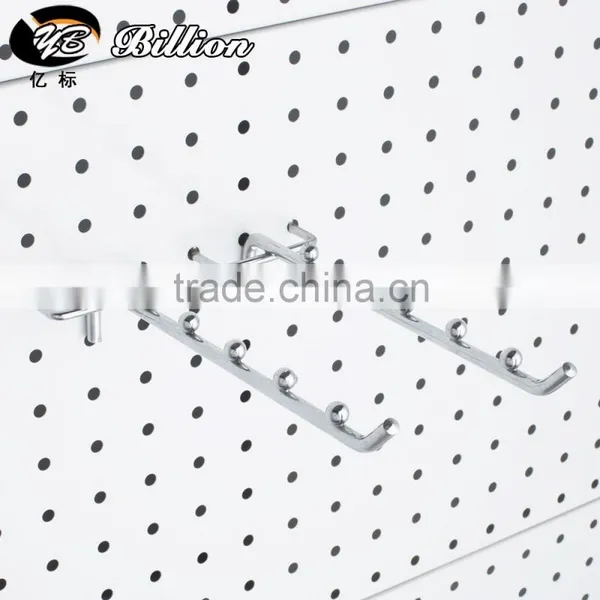 2016high Quality Supermarket Bra Hook Pegboard Metal Chrome Display Hook Retail Hanger photo-3