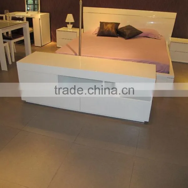 White High Gloss Furniture tv Stand