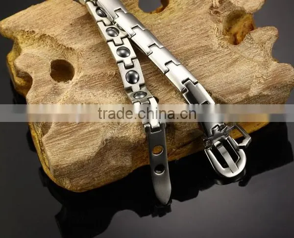 MT036 Fashionable Jewelry Bio Magnetc Energy Bracelet 316L Stainless Steel Bracelet photo-3