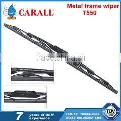 Chrome 1.2mm Streak-free Quiet Smooth Vehicle Accessories Front Windshield Stealth Passager Driver Wiper Blade for 2010 MKZ photo-3