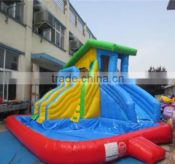 Lanqu Giant Inflatable Pool Slide for Adult Bouncy Slide photo-2