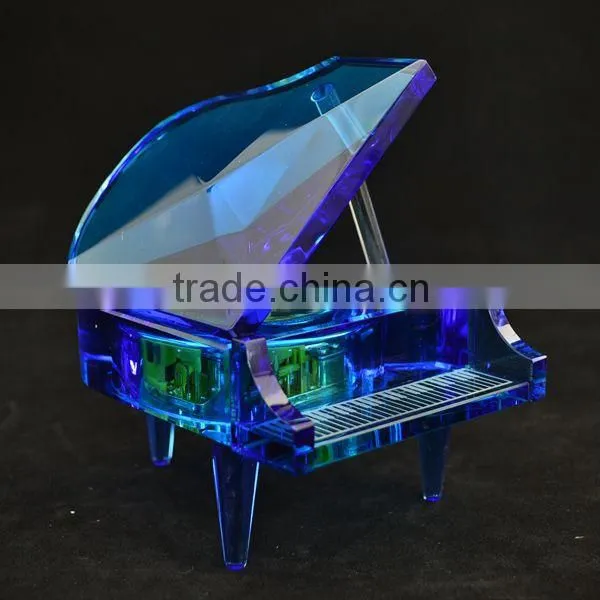 Crystal Music Box With High-end Crystal Material Pull String Music Box for Toys photo-2