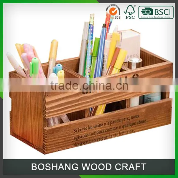 Custom New Design Wine Crate Wooden Box photo-2