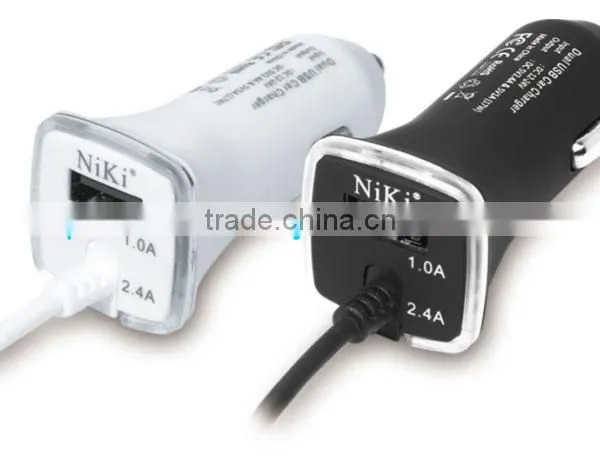 High Performance Car Charger Universal Dual USB DC 5V 3.4A photo-4