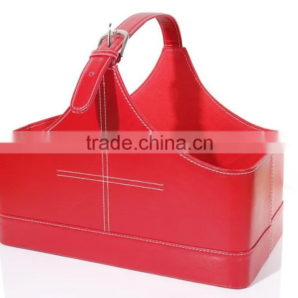 Newest Wholesale Leather Make Toy Storage Box