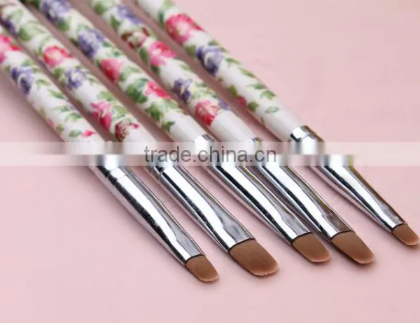 2016 Professional Flower Pattern 5pcs Nail Polish Brush photo-3