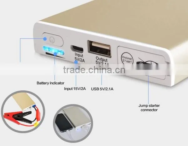 New 6000mAh Auto Emergency Battery Charger Car Jump Starter Power Bank photo-3