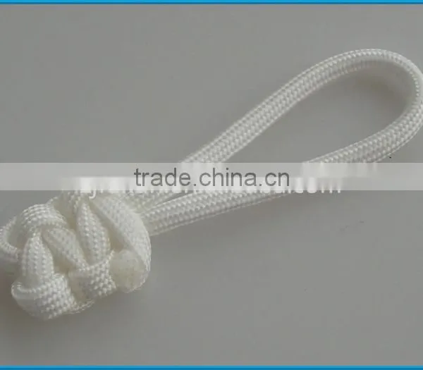 Custom Design Braided Handmade Cobra Weaving Paracord Zipper Puller Fist Knot Paracord Zipper Puller photo-2