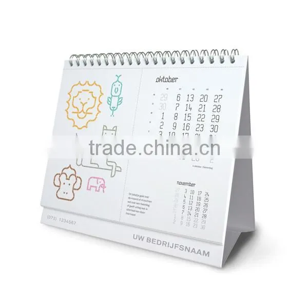 Custom 2017 Yearly/Monthly Calendar Desk and Wall Calendar Printing photo-4