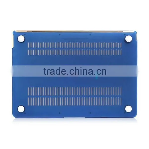 Wholesale Colored Plastic Hard Shell Case For 2015 MacBook 12 Inch A1534 Dark Blue photo-4