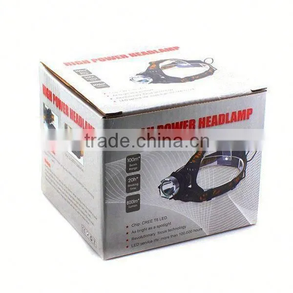 T811 New XML T6 10w LED Head Lights Lamp Camping&hiking 10w t6 Led Zoom Headlamp photo-4