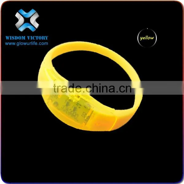 2016 Time-Limited Promotion Logo Customized Concert Bracelet LED,sound Activated Led Bracelet photo-4