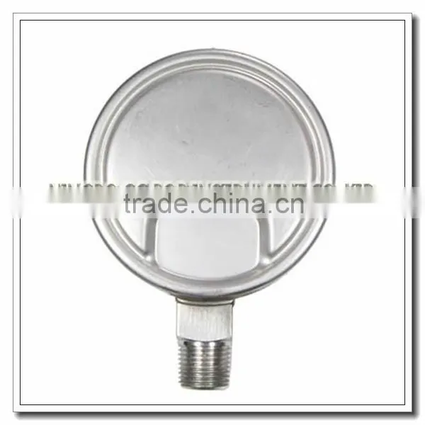 High Quality 4 Inch All Stainless Steel Oil Filled Manometer photo-6